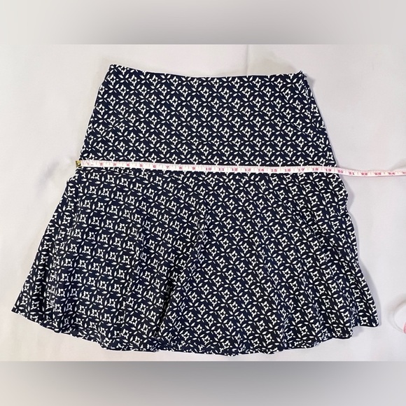Lauren Ralph Lauren Mini Skirt Womens  size‎ 4 Blue Geometric - Picture 4 of 9